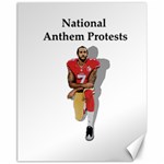 National Anthem Protest Canvas 11  x 14   10.95 x13.48  Canvas - 1