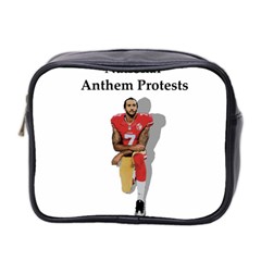 National Anthem Protest Mini Toiletries Bag 2-side by Valentinaart