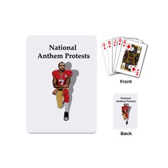 National Anthem Protest Playing Cards (mini)  by Valentinaart