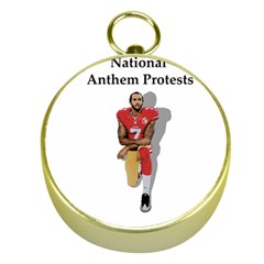 National Anthem Protest Gold Compasses by Valentinaart