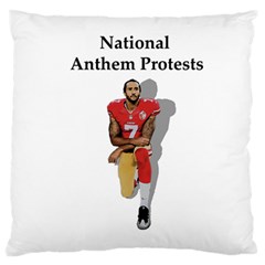 National Anthem Protest Standard Flano Cushion Case (one Side) by Valentinaart