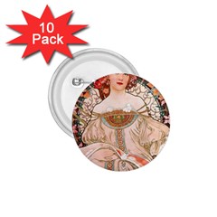 Alfons Mucha   F  Champenois Imprimeur ¨|diteur 1 75  Buttons (10 Pack) by NouveauDesign