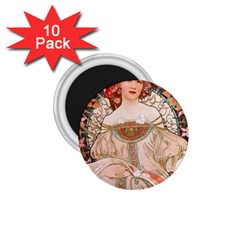 Alfons Mucha   F  Champenois Imprimeur ¨|diteur 1 75  Magnets (10 Pack)  by NouveauDesign