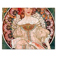 Alfons Mucha   F  Champenois Imprimeur ¨|diteur Rectangular Jigsaw Puzzl by NouveauDesign