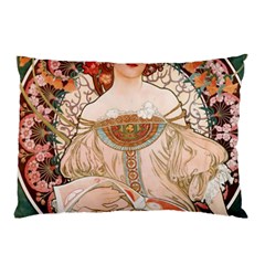 Alfons Mucha   F  Champenois Imprimeur ¨|diteur Pillow Case by NouveauDesign