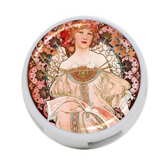 Alfons Mucha   F  Champenois Imprimeur ¨|diteur 4-port Usb Hub (one Side) by NouveauDesign