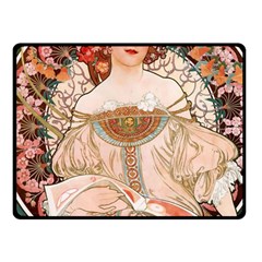 Alfons Mucha   F  Champenois Imprimeur ¨|diteur Fleece Blanket (small) by NouveauDesign