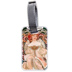 Alfons Mucha   F  Champenois Imprimeur ¨|diteur Luggage Tags (two Sides) by NouveauDesign