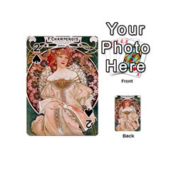 Alfons Mucha   F  Champenois Imprimeur ¨|diteur Playing Cards 54 (mini)  by NouveauDesign