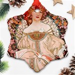 Alfons Mucha   F  Champenois Imprimeur ¨|diteur Ornament (Snowflake) Front