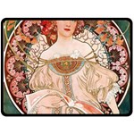 Alfons Mucha   F  Champenois Imprimeur ¨|diteur Double Sided Fleece Blanket (Large)  80 x60  Blanket Front