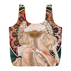 Alfons Mucha   F  Champenois Imprimeur ¨|diteur Full Print Recycle Bags (l)  by NouveauDesign