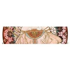 Alfons Mucha   F  Champenois Imprimeur ¨|diteur Satin Scarf (oblong) by NouveauDesign