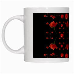 Pumkins And Roses From The Fantasy Garden White Mugs by pepitasart