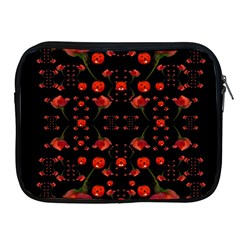 Pumkins And Roses From The Fantasy Garden Apple Ipad 2/3/4 Zipper Cases by pepitasart