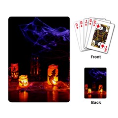 Awaiting Halloween Night Playing Card by gothicandhalloweenstore