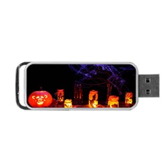 Awaiting Halloween Night Portable Usb Flash (two Sides) by gothicandhalloweenstore