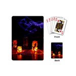 Awaiting Halloween Night Playing Cards (Mini)  Back