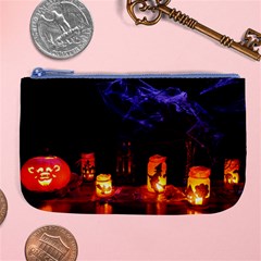 Awaiting Halloween Night Large Coin Purse