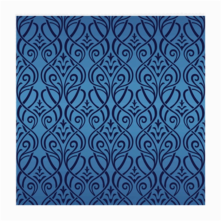 art nouveau teal Medium Glasses Cloth (2-Side)