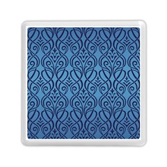 Art Nouveau Teal Memory Card Reader (square)  by NouveauDesign