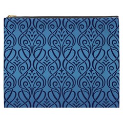 Art Nouveau Teal Cosmetic Bag (xxxl)  by NouveauDesign