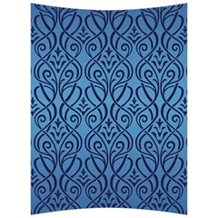 Art Nouveau Teal Back Support Cushion