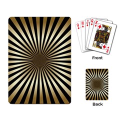 Art Deco Goldblack Playing Card by NouveauDesign