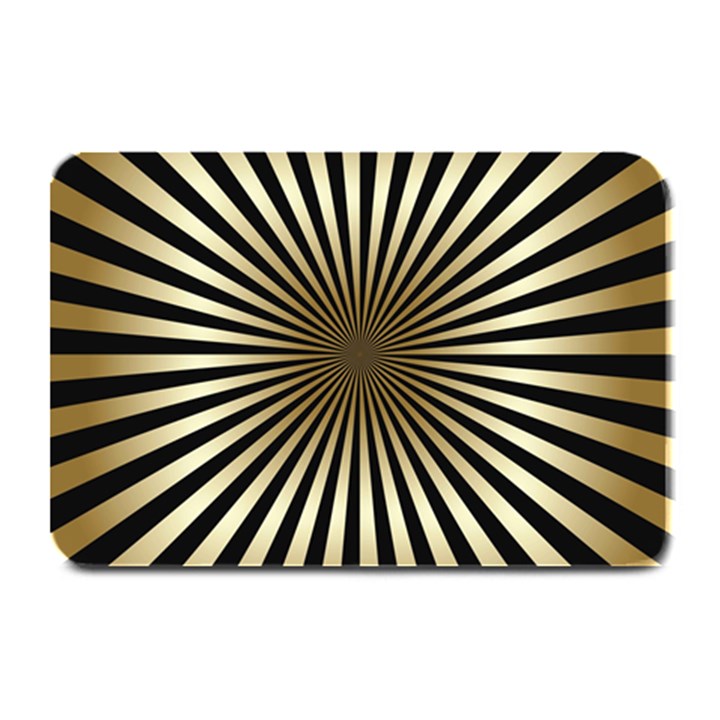 art deco goldblack Plate Mats