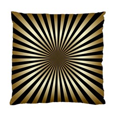 Art Deco Goldblack Standard Cushion Case (two Sides) by NouveauDesign