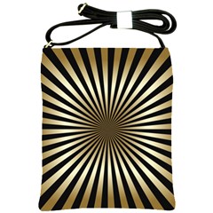 art deco goldblack Shoulder Sling Bags