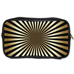 art deco goldblack Toiletries Bags 2-Side