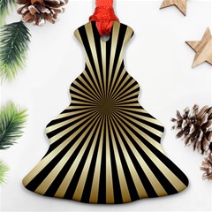 Art Deco Goldblack Ornament (christmas Tree)  by NouveauDesign