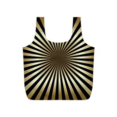 Art Deco Goldblack Full Print Recycle Bags (s)  by NouveauDesign