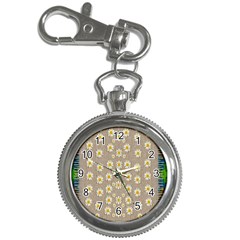 Star Fall Of Fantasy Flowers On Pearl Lace Key Chain Watches by pepitasart