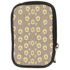 Star Fall Of Fantasy Flowers On Pearl Lace Compact Camera Cases by pepitasart