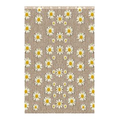 Star Fall Of Fantasy Flowers On Pearl Lace Shower Curtain 48  X 72  (small)  by pepitasart