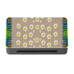 Star Fall Of Fantasy Flowers On Pearl Lace Memory Card Reader With Cf by pepitasart