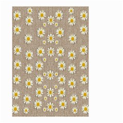 Star Fall Of Fantasy Flowers On Pearl Lace Small Garden Flag (two Sides) by pepitasart