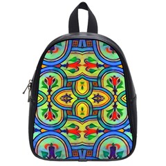 L ooera In Lyrical Abstraction School Bag (small) by DeneWestUK