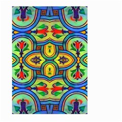 L ooera In Lyrical Abstraction Large Garden Flag (two Sides) by DeneWestUK