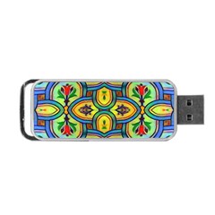 L ooera In Lyrical Abstraction Portable Usb Flash (one Side) by DeneWestUK