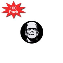 Frankenstein s Monster Halloween 1  Mini Magnets (100 Pack)  by Valentinaart