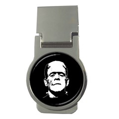 Frankenstein s Monster Halloween Money Clips (round)  by Valentinaart