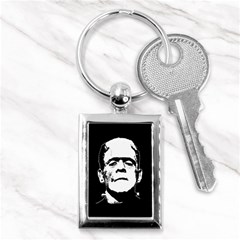 Frankenstein s Monster Halloween Key Chains (rectangle)  by Valentinaart