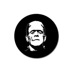 Frankenstein s Monster Halloween Magnet 3  (round) by Valentinaart