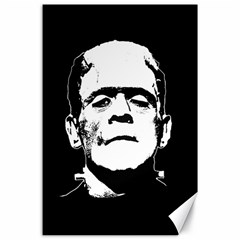 Frankenstein s Monster Halloween Canvas 24  X 36  by Valentinaart