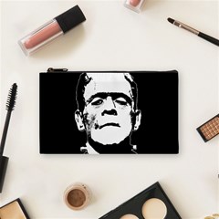 Frankenstein s Monster Halloween Cosmetic Bag (small)  by Valentinaart