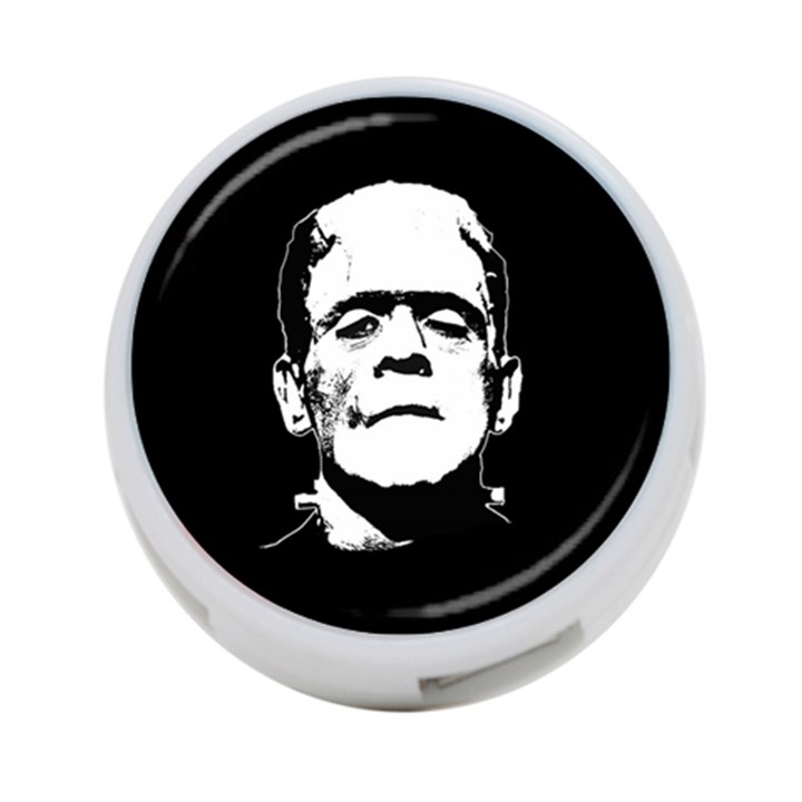 Frankenstein s monster Halloween 4-Port USB Hub (One Side)