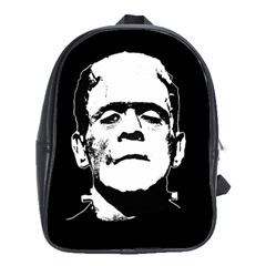 Frankenstein s Monster Halloween School Bag (xl) by Valentinaart